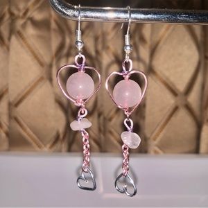 Sweethearts: Wire Wrapped Earrings